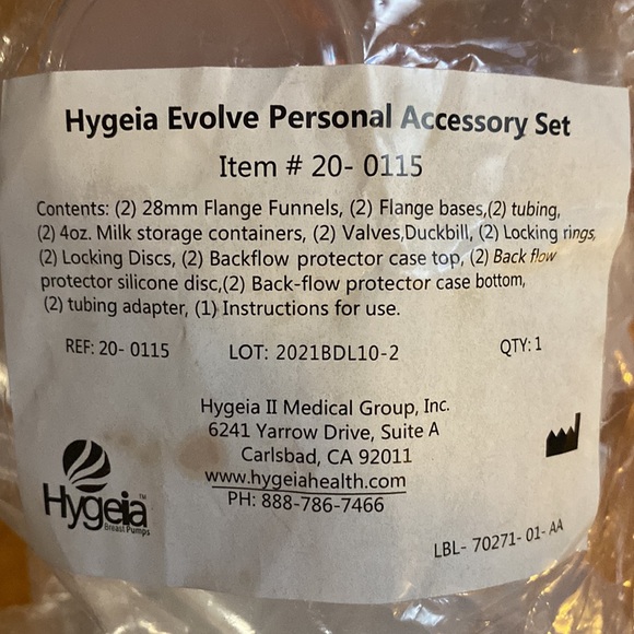 Hygeia Evolve Personal Accessory set - Picture 4 of 4